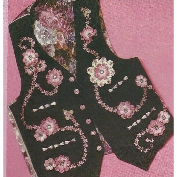 McCalls Creates Vested Interests 1992 Fast and Fancy Applique Full Size Pattern - Picture 2 of 7